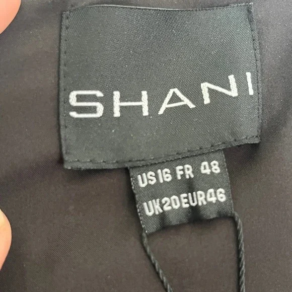 New Shani Women's Jacquard Boat Neck Tiered Dress size 16 Fit and Flare Regency - Picture 7 of 16